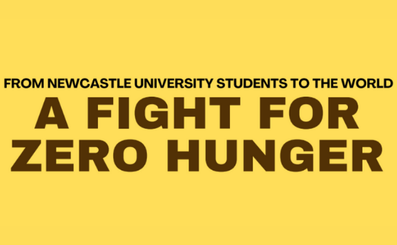 image "from newcastle university students to the world a fight for zero hunger"